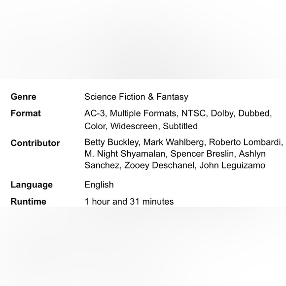 Preowned Like New The Happening DVD 2008 Walmart White Label Non Fiction Film. - Picture 10 of 14